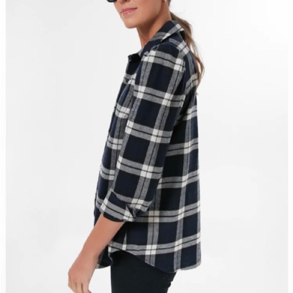 Tuckernuck Saranac Shirt in Midnight Plaid - Picture 2 of 8